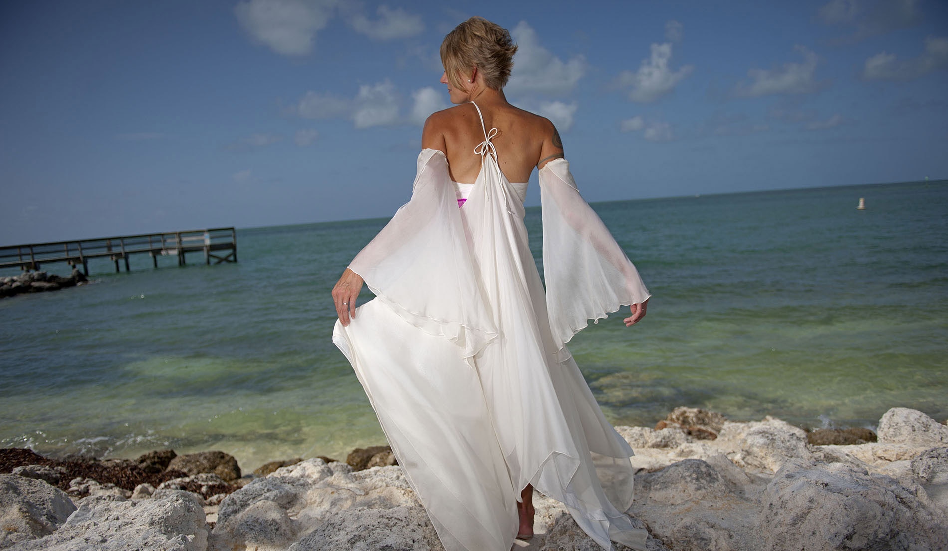 Second Marriage Wedding Dresses Beach Look Book For Veronica