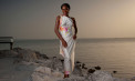 Amazon Wrap Heavenly Tropical Destination Wedding Dress - look 2 front