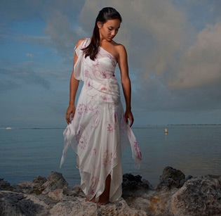 Tropical Wedding Dress - Look Book for Dawn