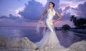 Sexy Mermaid Beach Wedding Dress - Eva- look 1 front