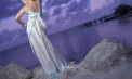 Deco Inspired Beach Theme Wedding Dress - Beatrice - Look 1 back