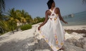 Elegant Second Wedding Dresses Beach - look 1 back