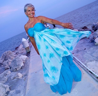 Blue Beach Wedding Dresses - Look Book for Fiji
