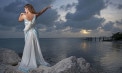 Beach Theme Wedding Dress Empire Waist - look 2 back