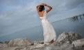Convertible Tropical Wedding Dress - Dawn - Look 2 back