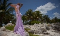 Custom Mermaid Beach Wedding Dress - Eva- look 2 back