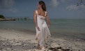 Tropical Second Wedding Dresses Beach - look 2 back