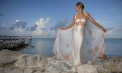 Elegant Beach Sarong Wedding Dresses - Look 3 front
