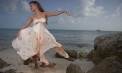 Strapless Flowy Beach Wedding Dress - Look 3 front