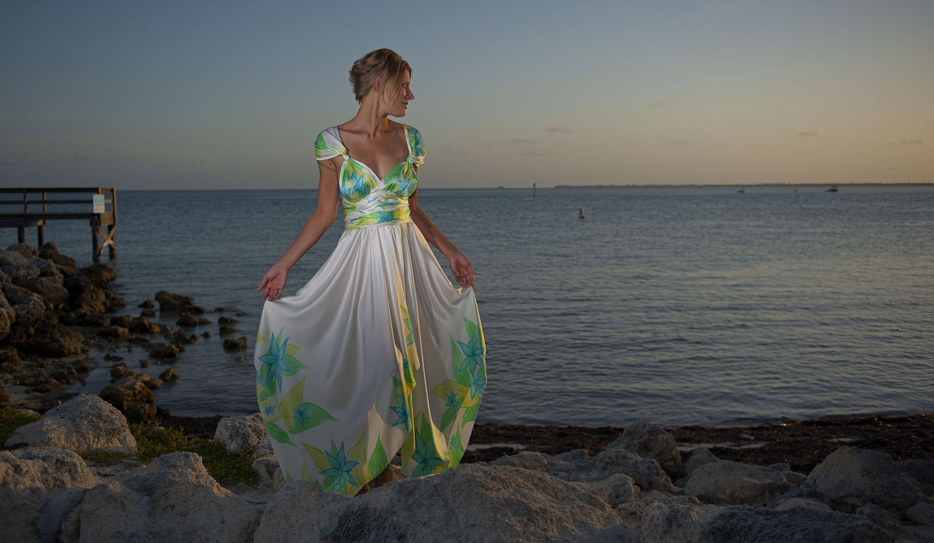 Convertible Wedding Dresses for Destination Weddings - Marilyn - look 3 front
