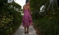 Strapless Bandeau Colorful Beach Wedding Dresses - Dominica - Look 5 back