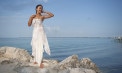 Empire Waist modern beach wedding dresses - Look Book for Dawn - Look 4 front
