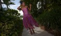 Dropped Waist Colorful Beach Wedding Dresses - Dominica - Look 6 front