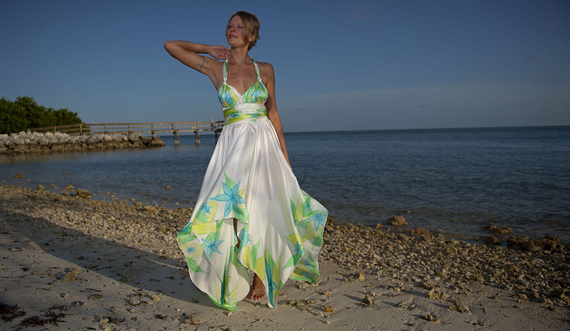 Sweetheart Halter Wedding Dresses for Destination Weddings - Marilyn - look 4 front