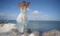 Custom Elegant Beach Wedding Dress - Look 4 back
