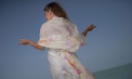 Bolero Wrap Tropical Destination Wedding Veil - Look 5 back