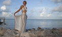 Criss Cross Beach Sarong Wedding Dresses - Look 5 front