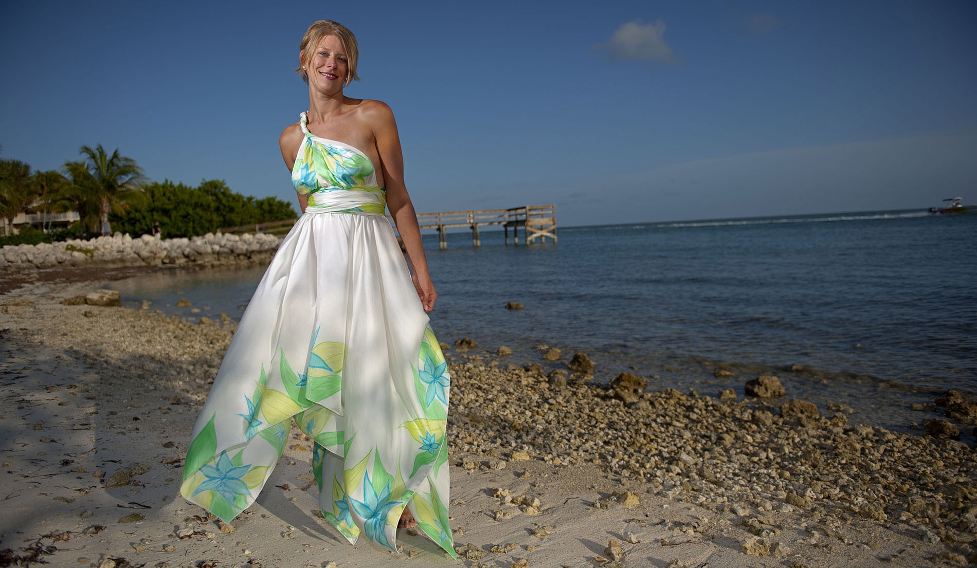 One Shouldered Wedding Dresses for Destination Weddings - Marilyn - look 5 front