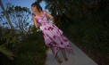 Wide Waist Multi Colored Wedding Dresses - Look 5 back - Antigua