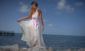 Natural Waist Second Marriage Wedding Dresses Beach - Look 6 back