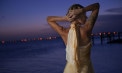 Criss-Cross Halter Beach Inspired Wedding Dresses - look 6 back