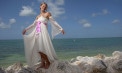 Empire Bell Sleeves Second Marriage Wedding Dresses Beach - Look 7 Front